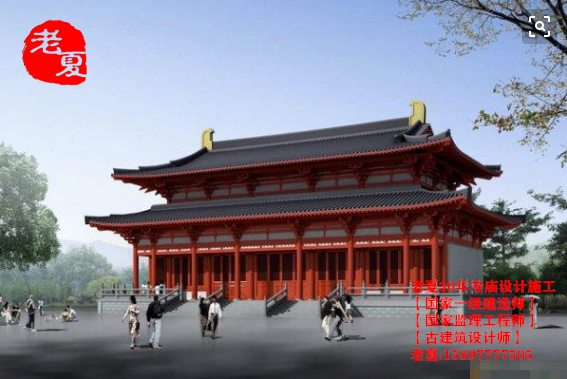 2022年寺庙设计图纸方案