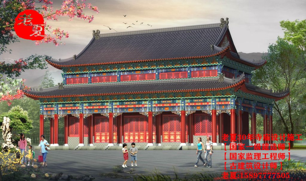 小型寺庙设计图纸，小型寺庙装修设计施工图