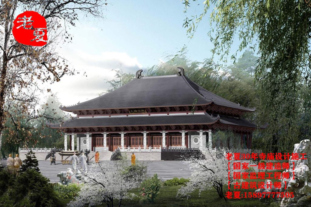 小型寺庙设计图纸，小型寺庙装修设计施工图